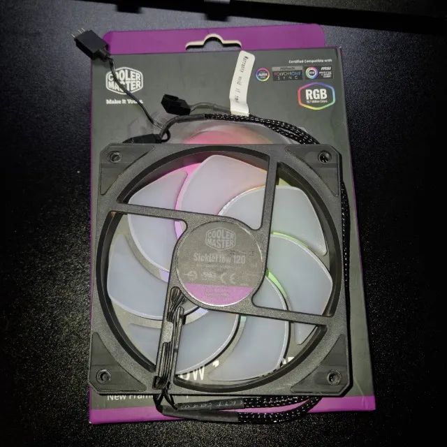 Fan Cooler Master Sickleflow 120 ARGB - Seminova - Foto 4