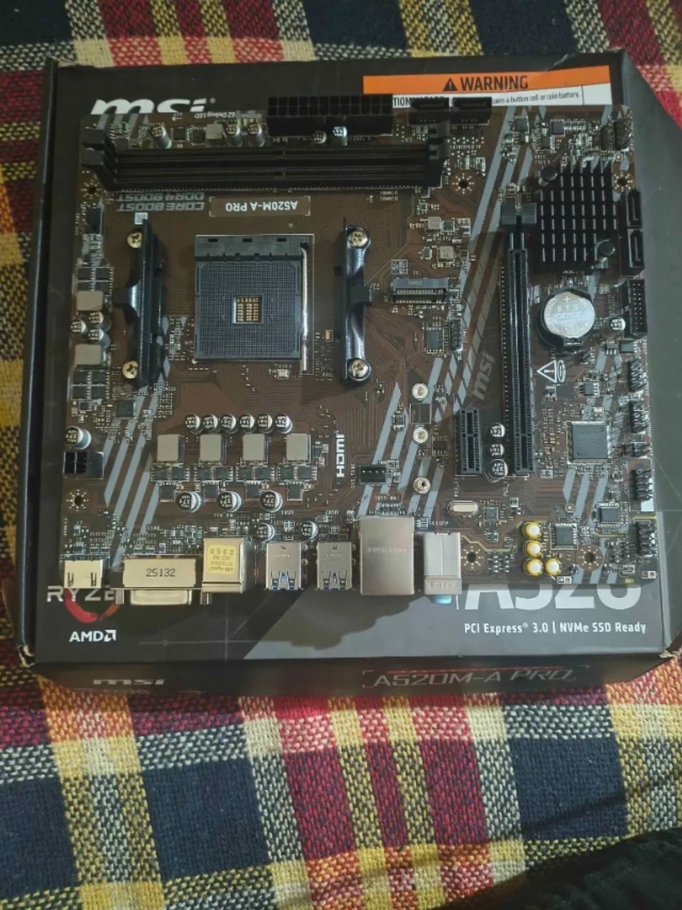 Placa Mae Msi A520M A Pro - Foto 2