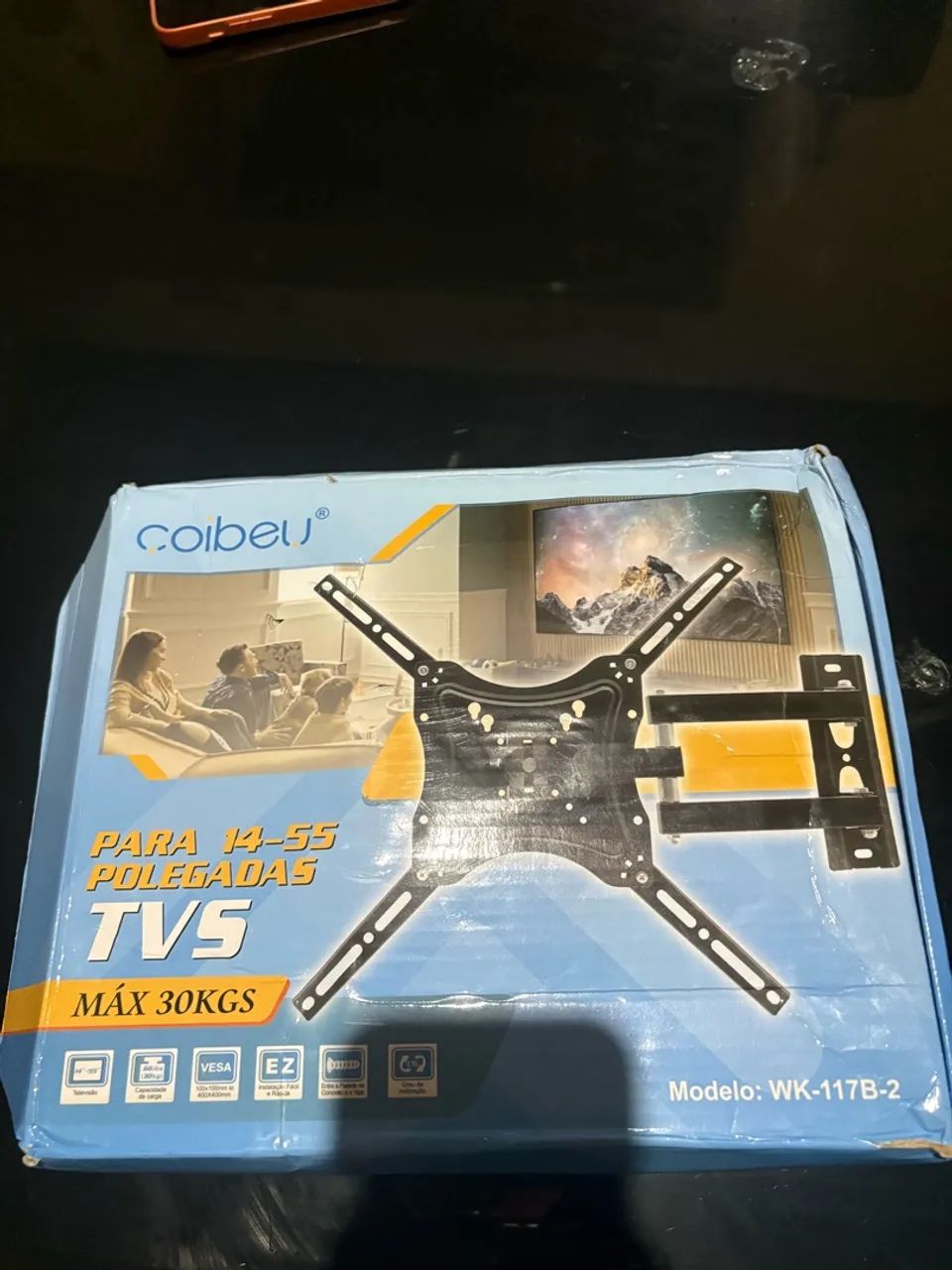 Suporte articulado para tv ate 55 polegadas, faço entrega