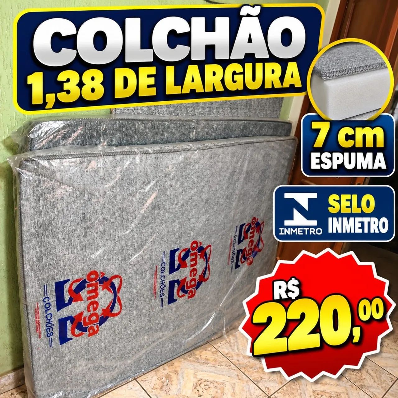 COLCHÃO CASAL SELADO 7 CM  - Foto 2