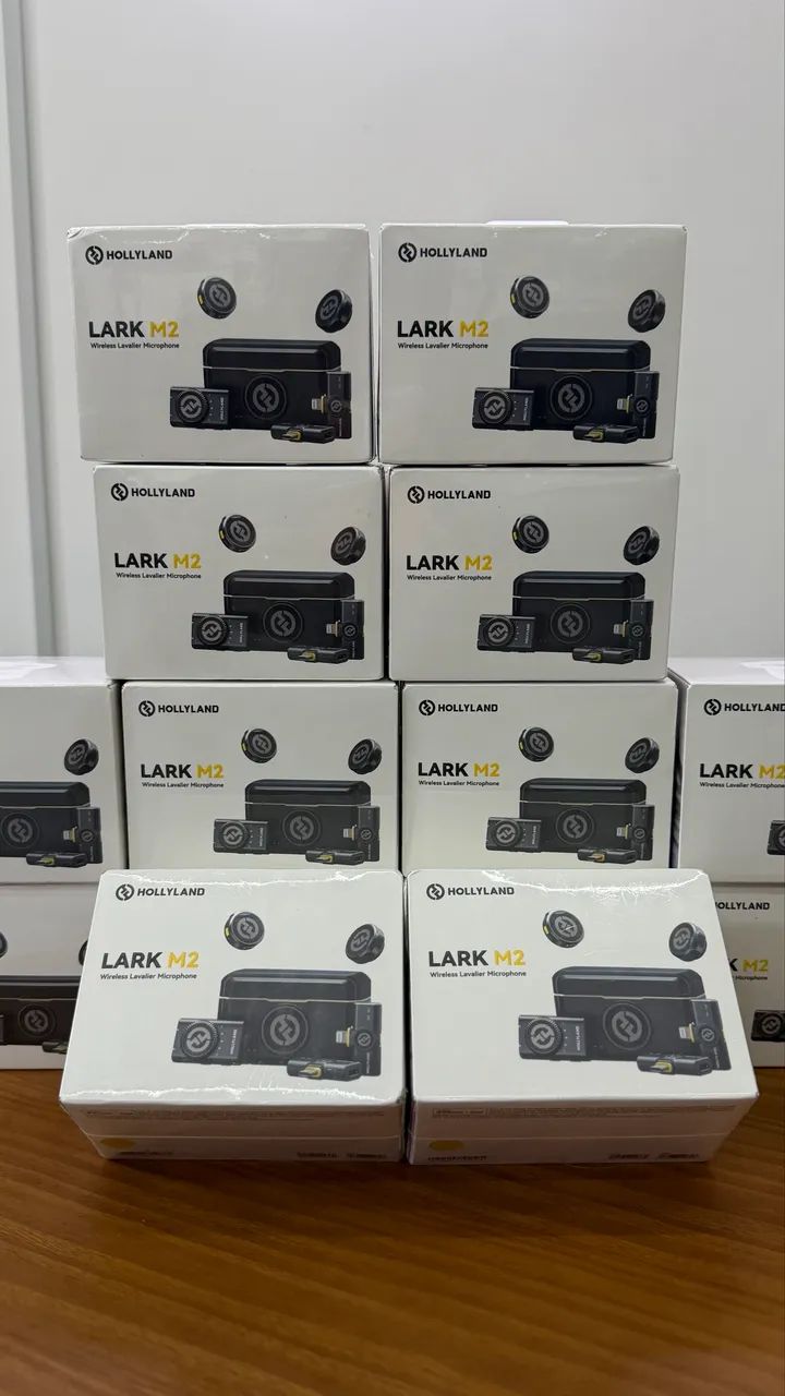 Hollyland Lark M2 Combo Duo Novo lacrado - Microfones e Gravadores