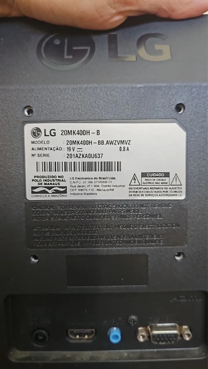 Monitor LG 19.5 polegadas - Foto 2