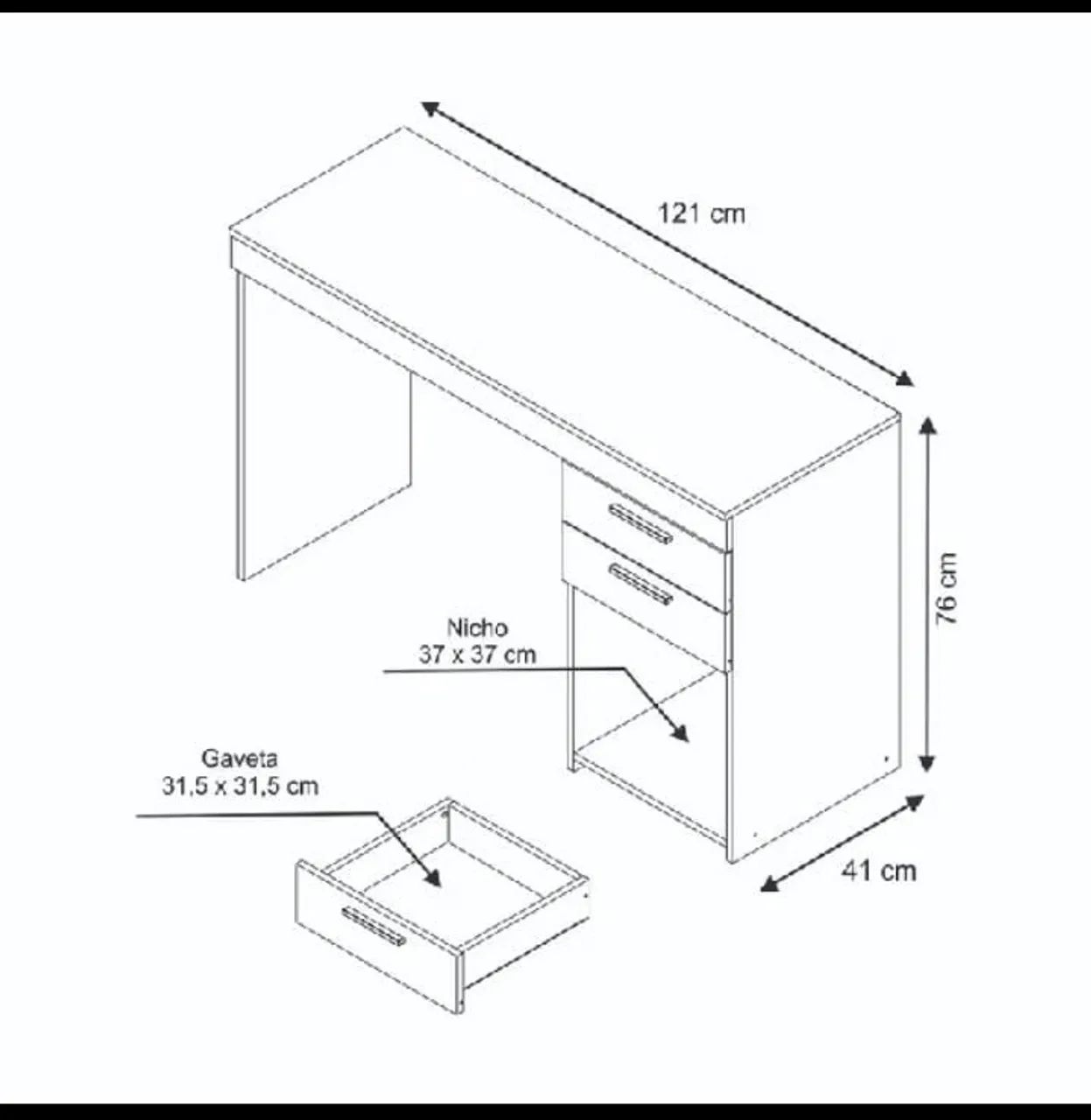 Mesa de estudo  - Foto 2
