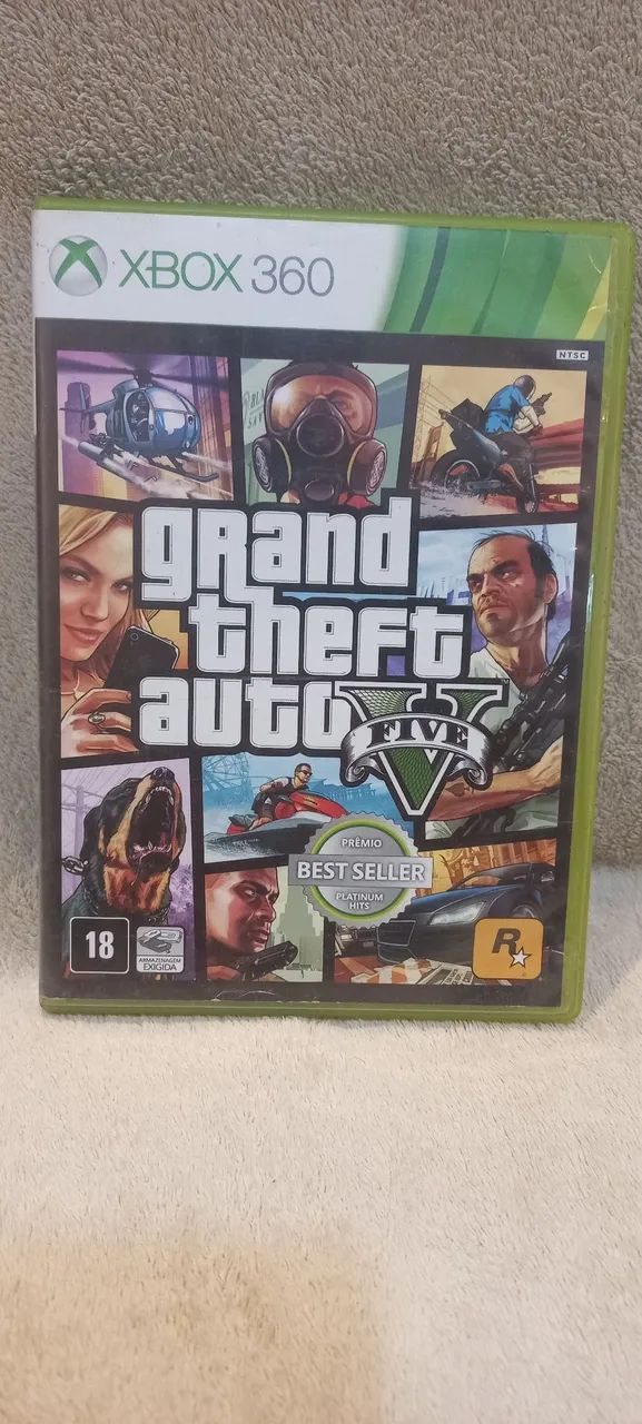 GTA V xbox 360 original com mapa