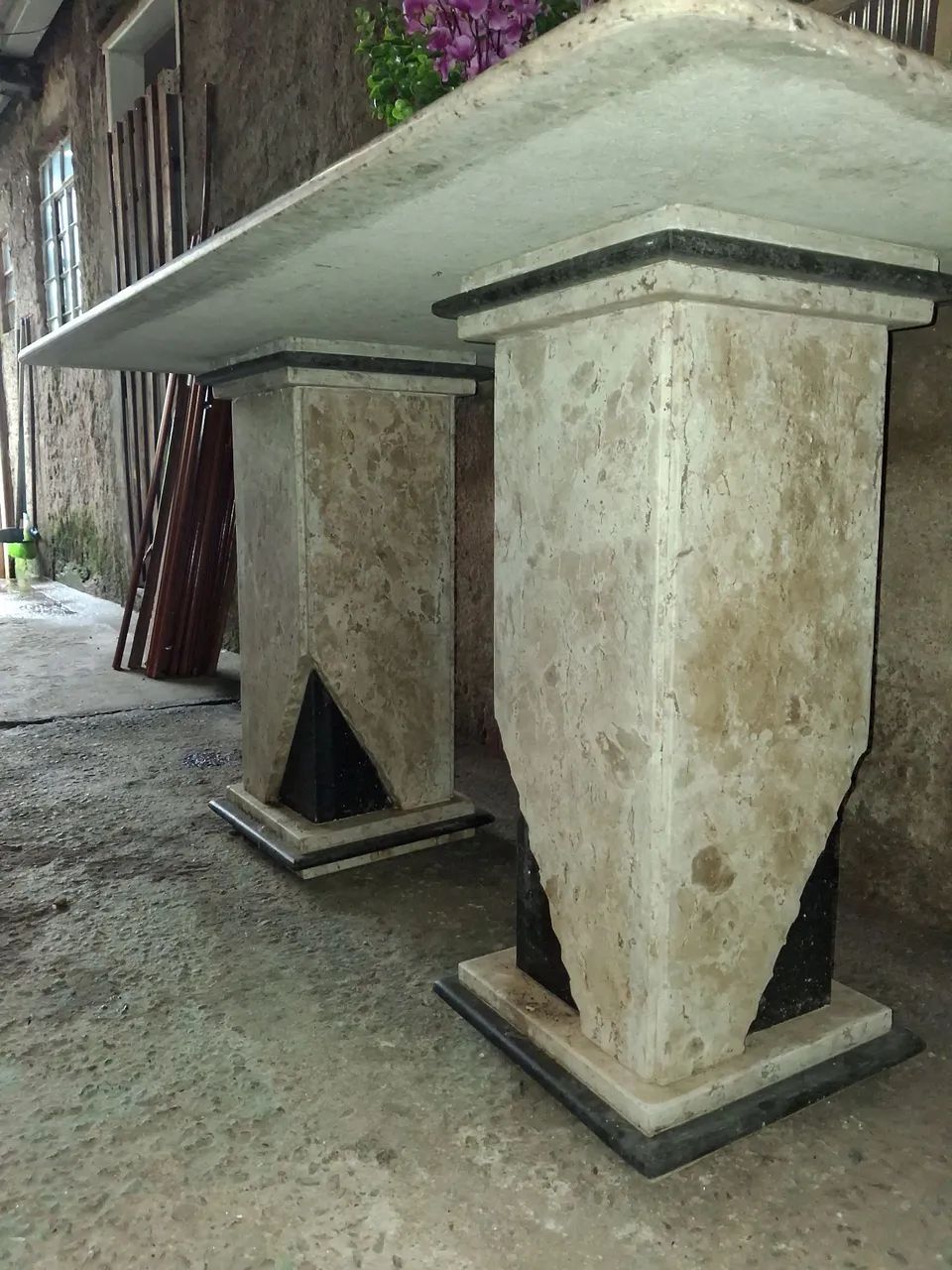 Mesa de janta em granito (Ocre Itabira) - Foto 4