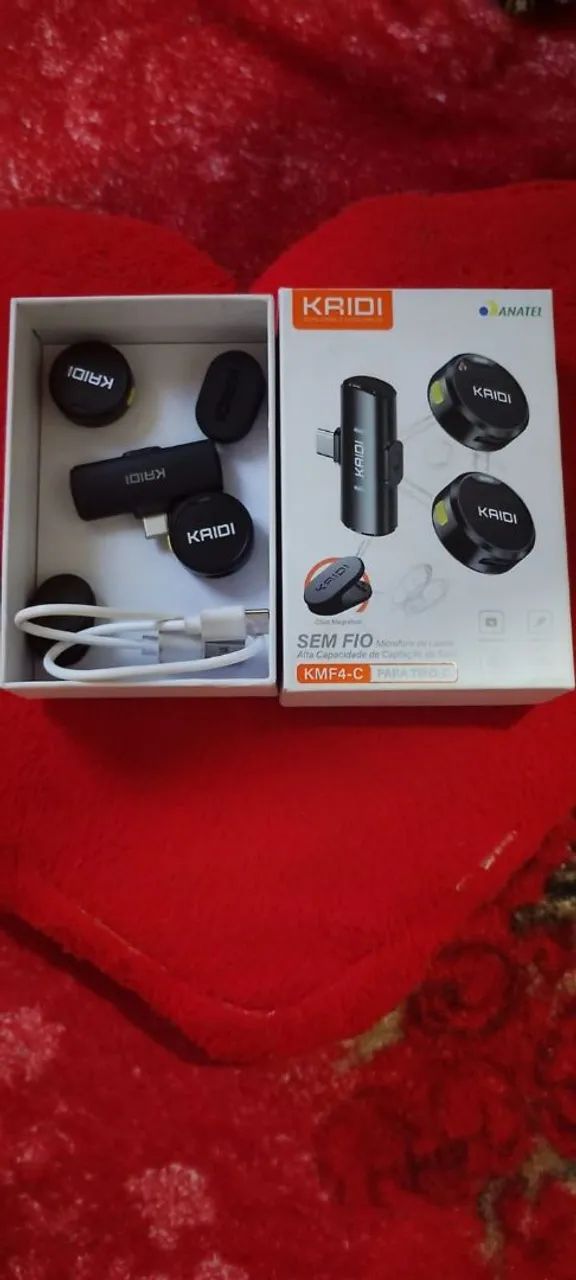 Vendo um microfone de lapela bem barato em estado usando apenas uma vez  - Foto 2