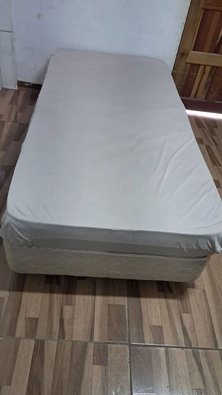 Cama box solteiro  com colchão ((Entrego)) - Foto 4