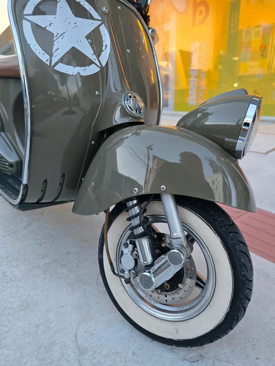 Moto Lambreta Motorino 150cc 2016 - Apenas 4.000 km - Estilo Retrô Impecável - Foto 9