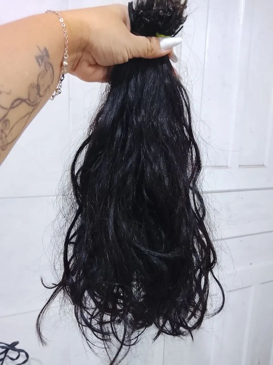 Cabelo brasileiro ondulado 