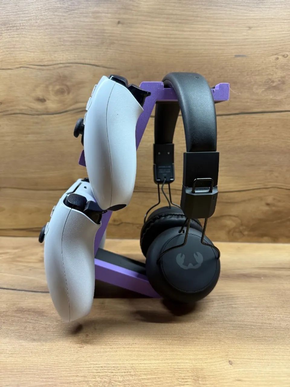 Suporte para 2 controles + headset 
