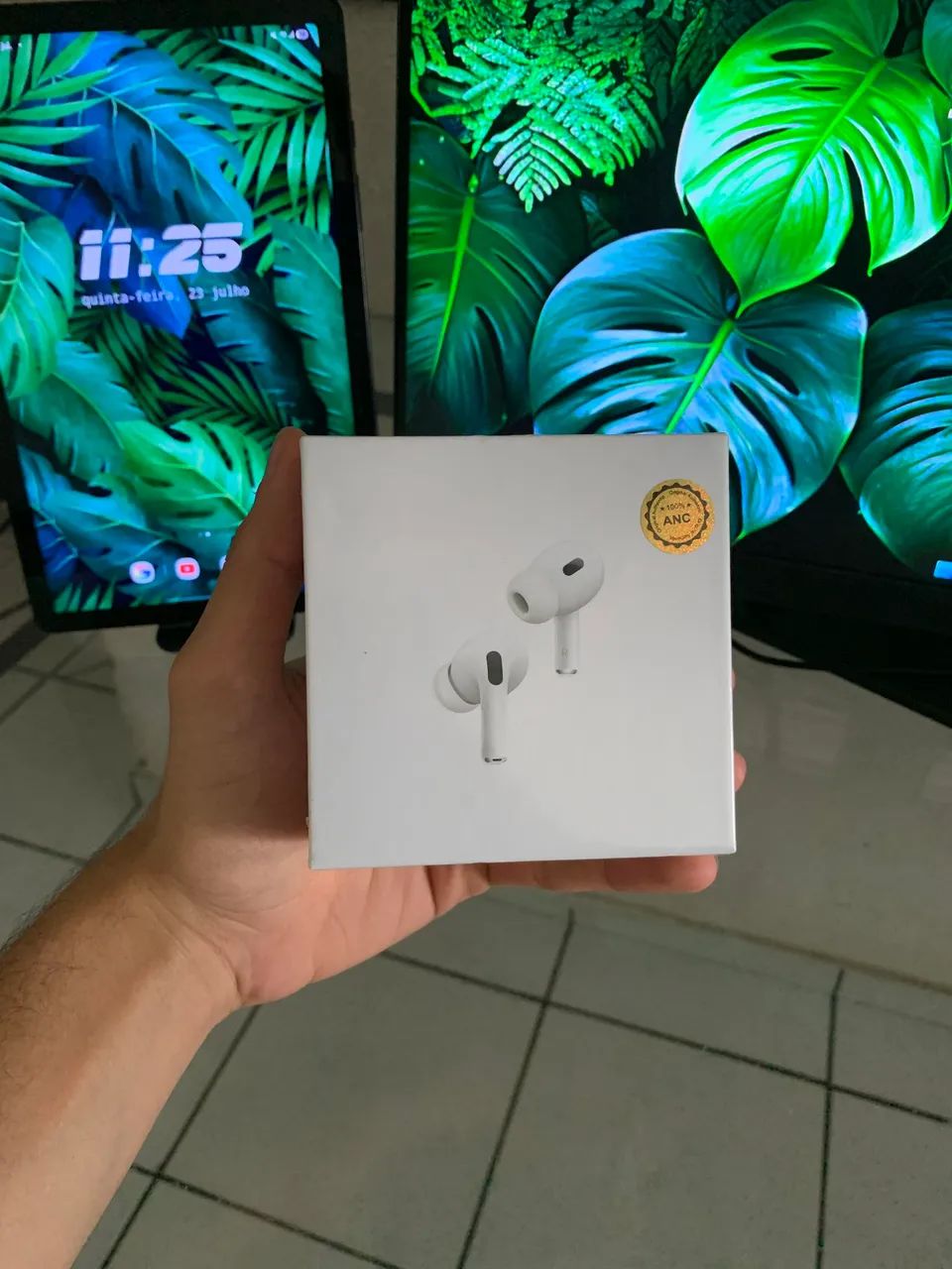 Fone Bluetooth Air Pods Gen5 novo - Foto 2