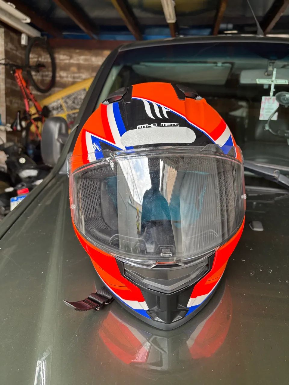 Capacete MT Stinger 2 Holanda número 57/58  - Foto 2
