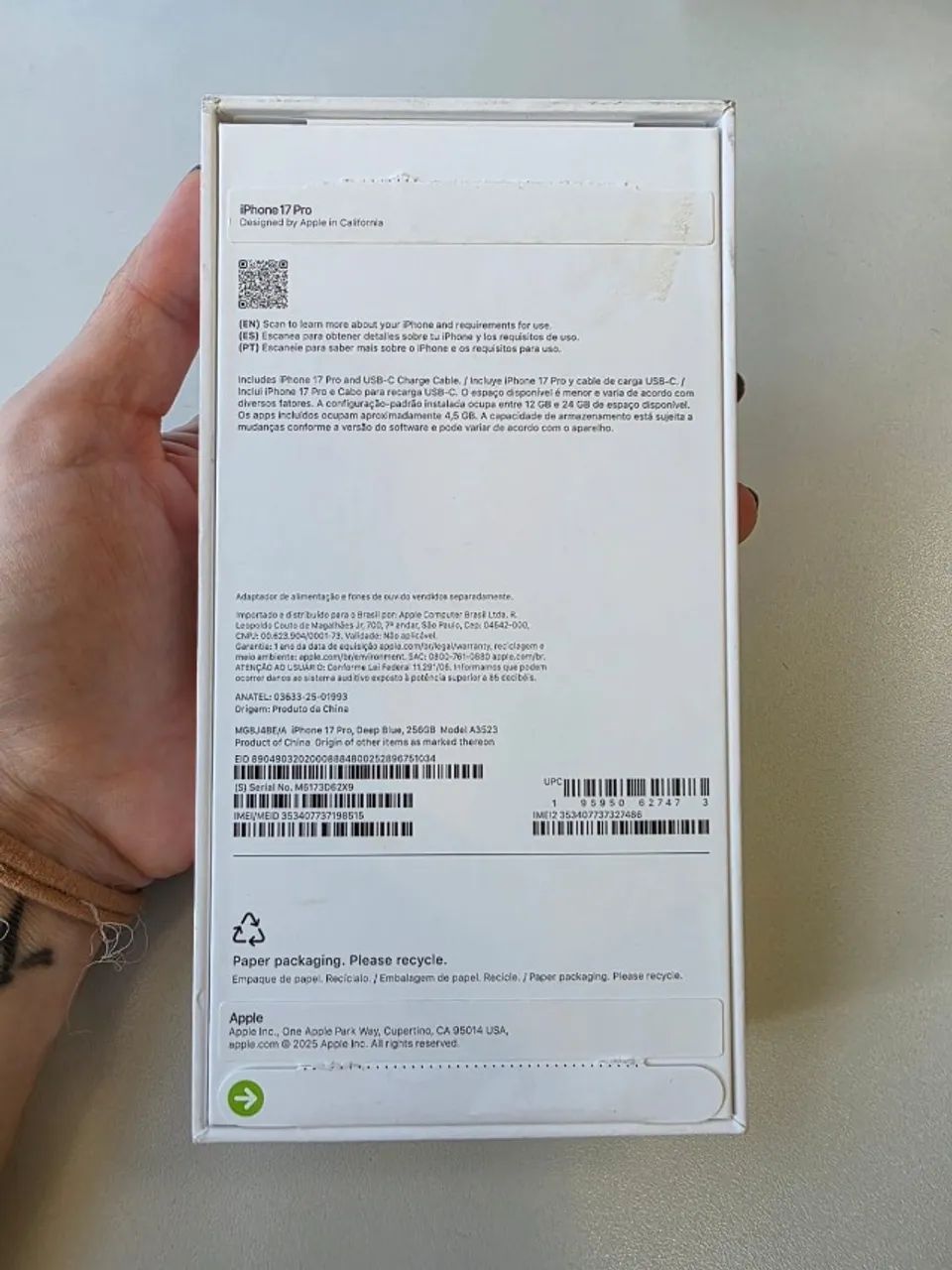 Celular Iphone 17 Pro 256 GB - Foto 3