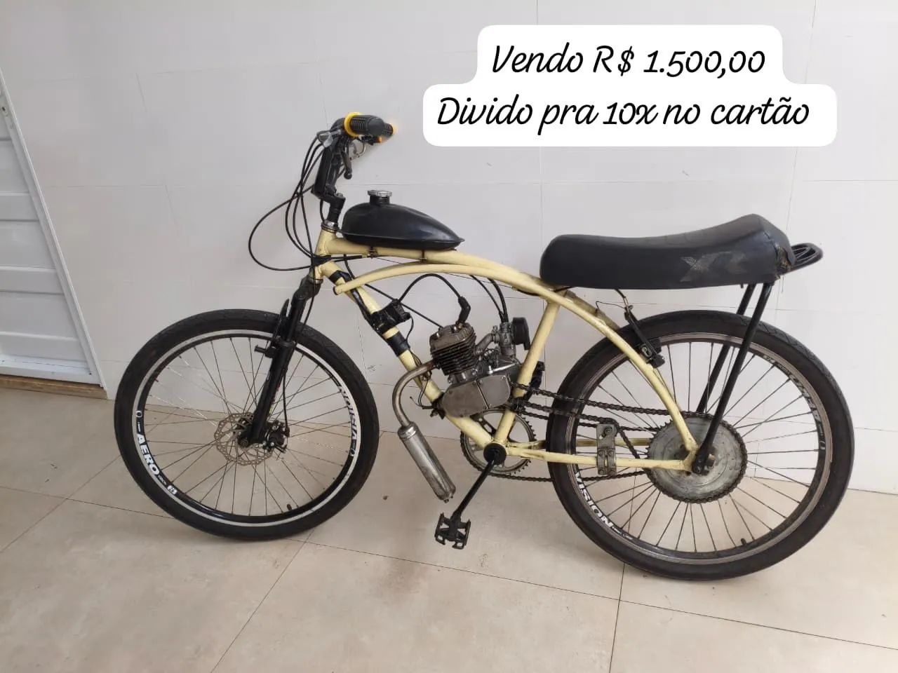 Bicicleta motorizada 100 c - Foto 2