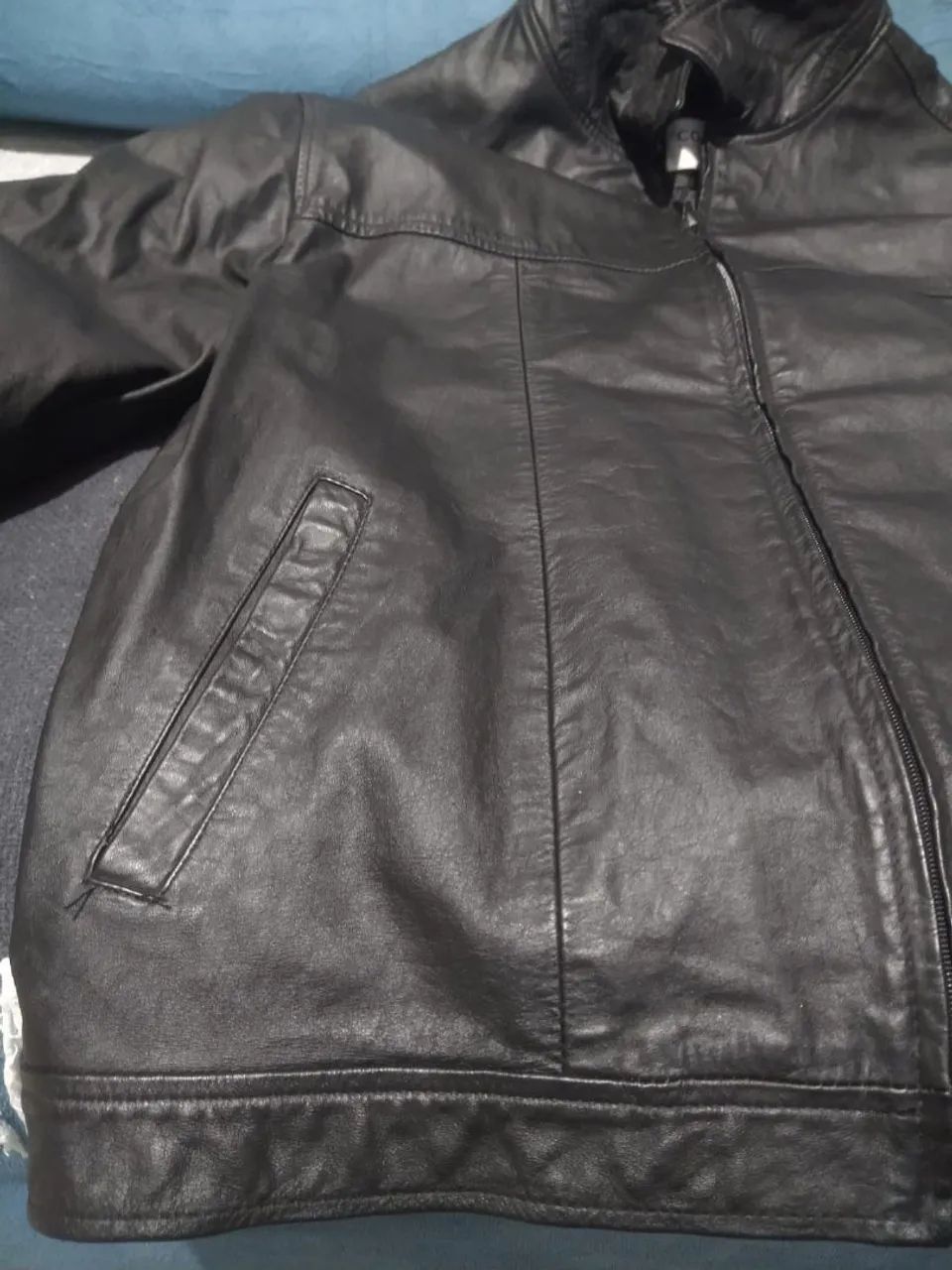 Jaqueta de Couro Masculina - Foto 2