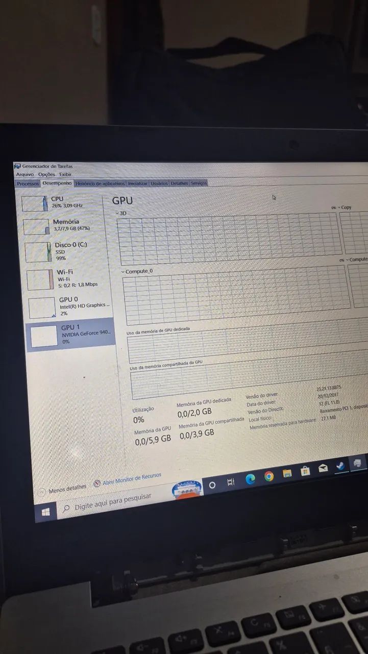 Notebook Lenovo i5 7 geração || 8gb de Ram - Foto 3