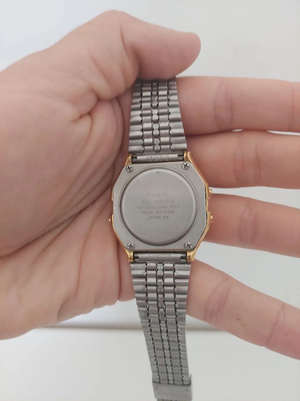 RELÓGIO CASIO VINTAGE DOURADO E VINHO NUNCA USADO!!!! - Foto 4