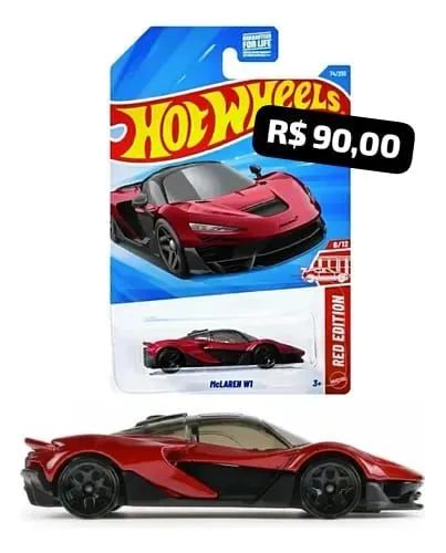 Hotwheels mclaren w1 (red edition)