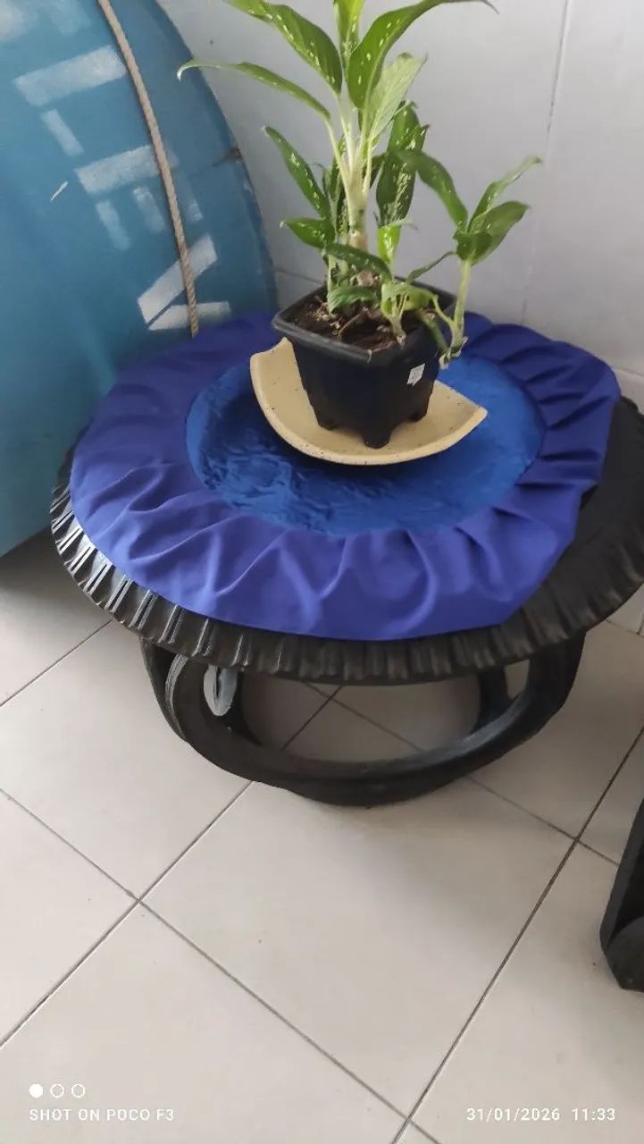 Vendo jogo de sofá de pneu  - Foto 2