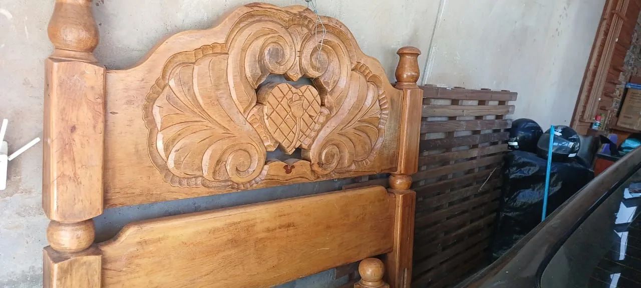 Cama casal madeira maciça  - Foto 3