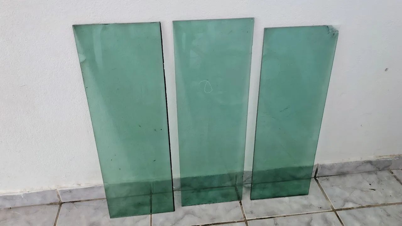 Prateleira de vidro na cor Verde - Foto 2