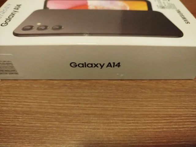 Caixa original do celular Samsung A14 em perfeito estado - Foto 2
