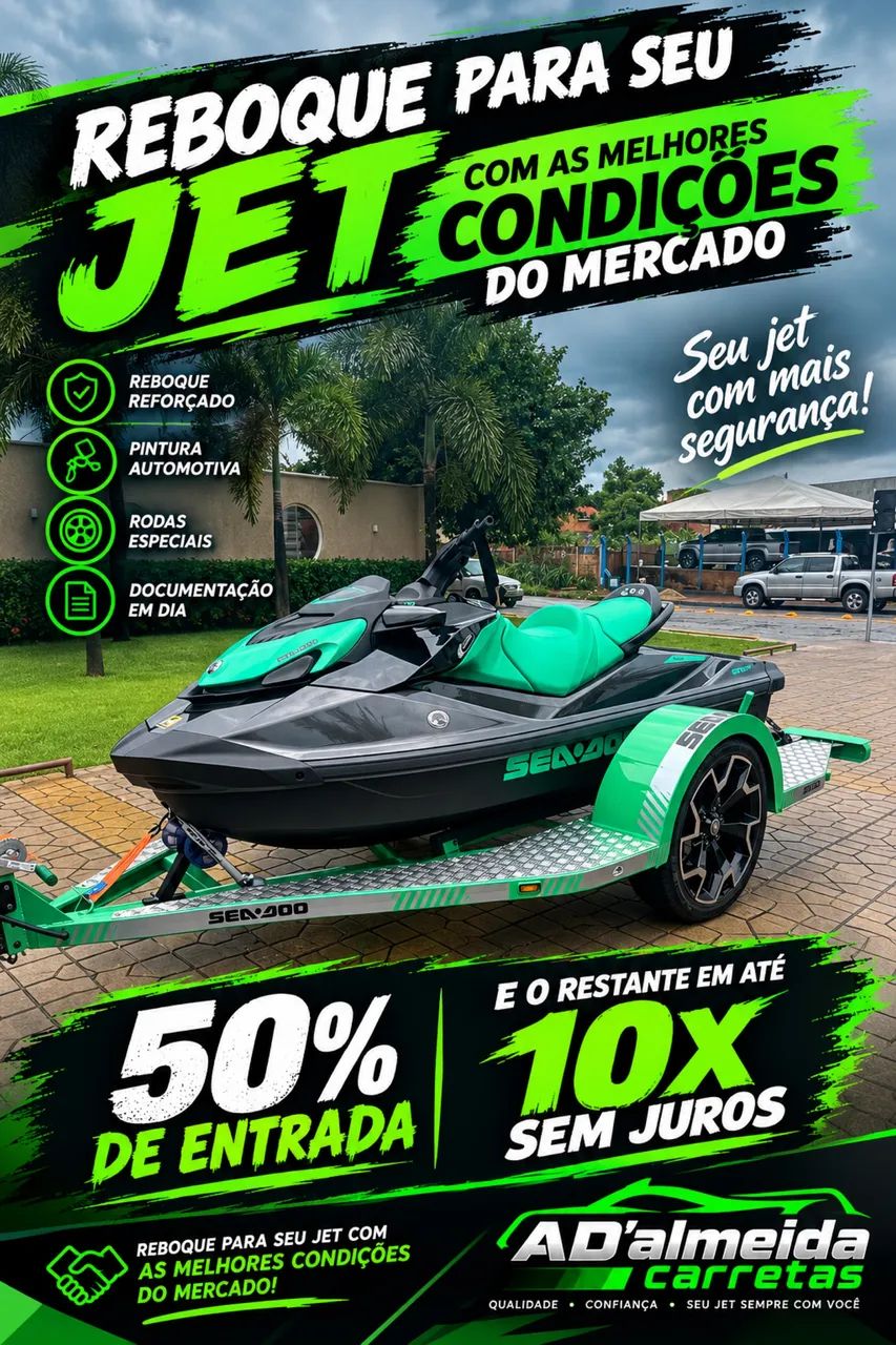 Carreta para jet-ski personalizadas 