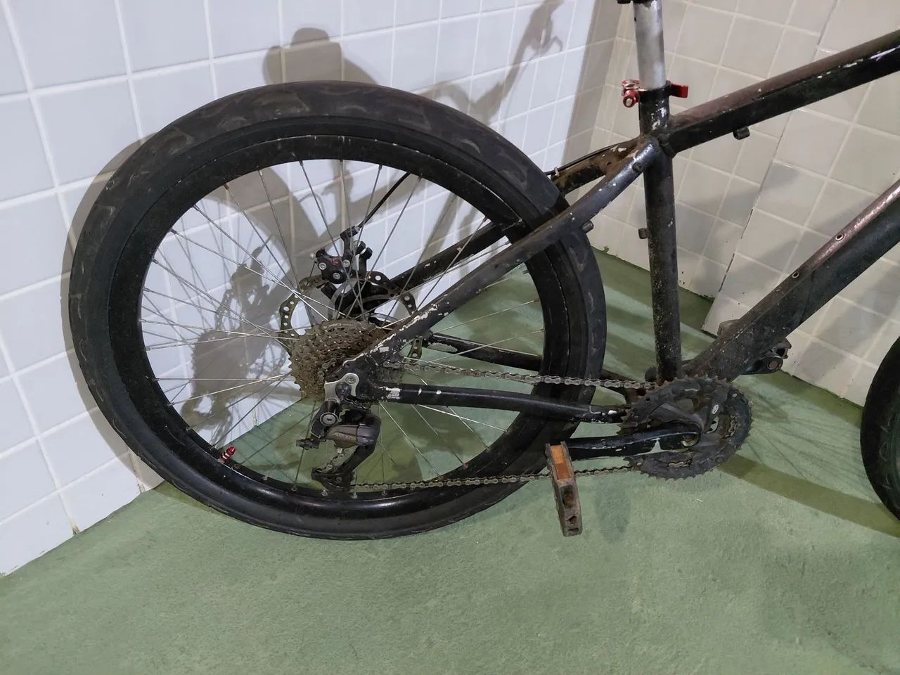 Bicicleta aro 29 com rodas aro 26