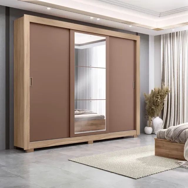 Guarda roupa Casal com Espelho - Foto 3