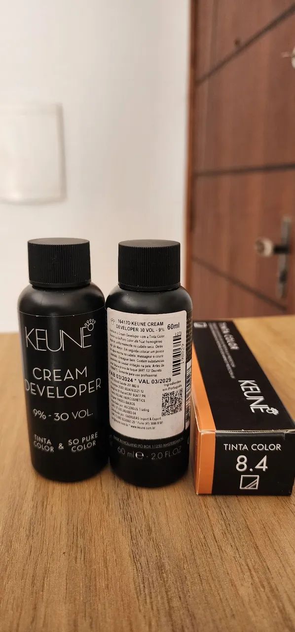 Tinta 8.4 + Ox 30vol - KEUNE 
