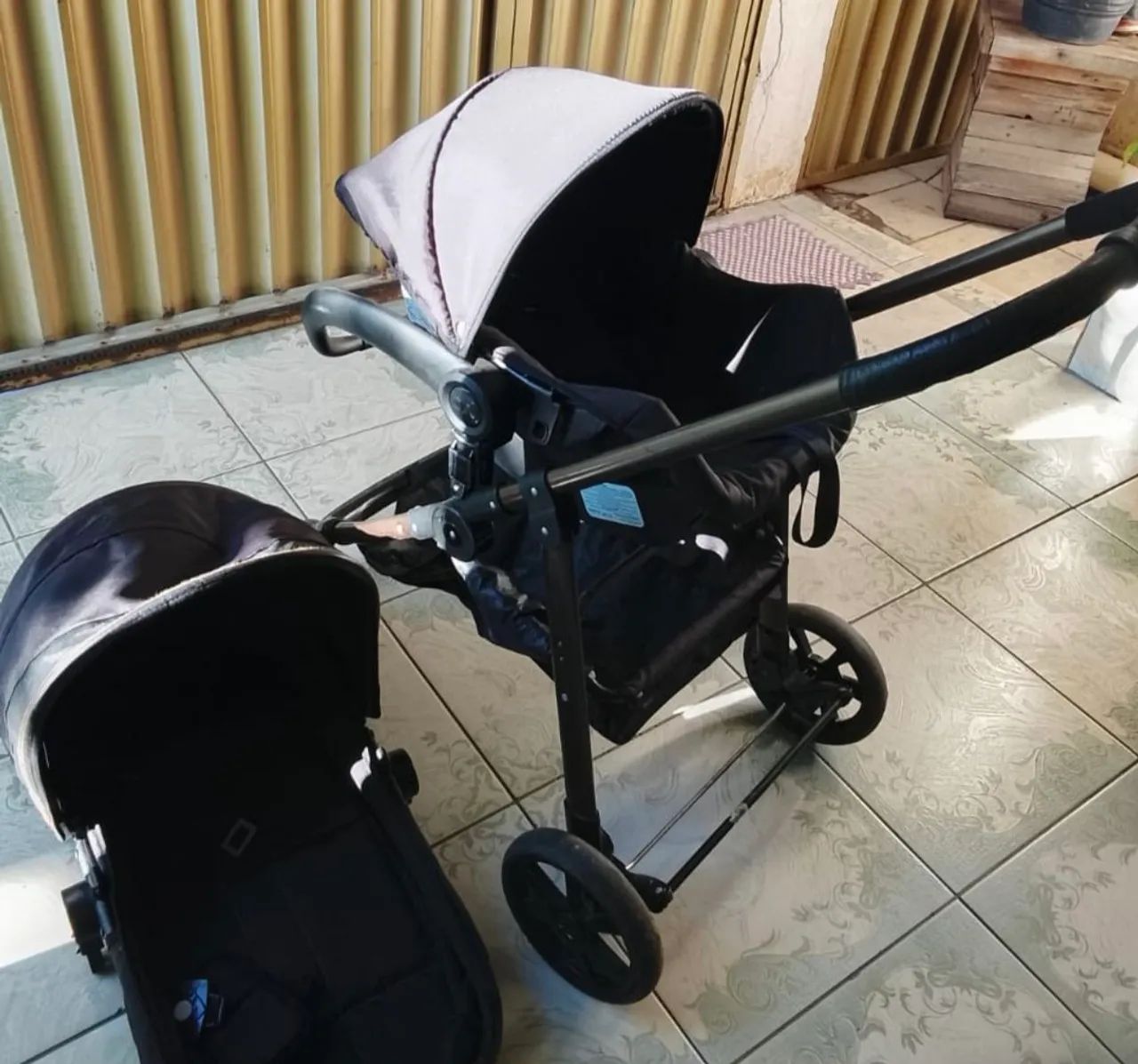 Carrinho e bebê conforto  - Foto 2