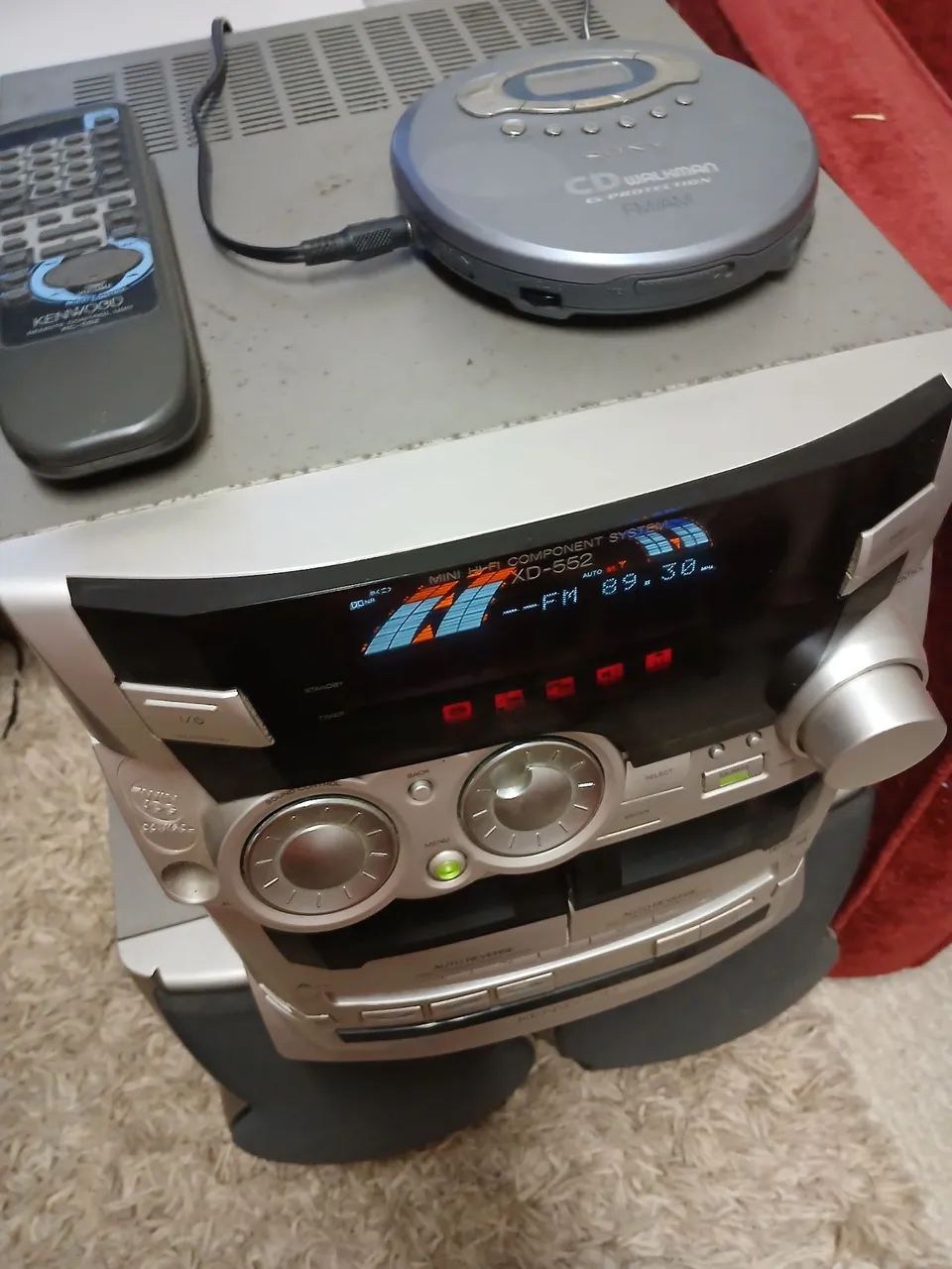KENWOODts570M中古品 Raro minisistem kenwood pra restauro - Aparelhos de Som - Vila