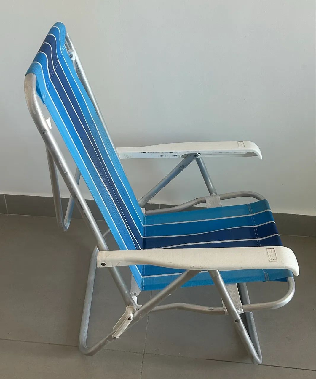 Cadeira de praia reclinável 
