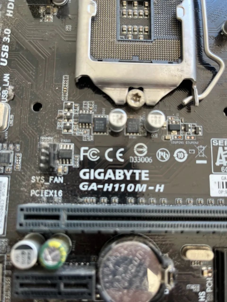 Kit Placa-Mãe Gigabyte H110M-H + Intel Core i5-7400 - Foto 2