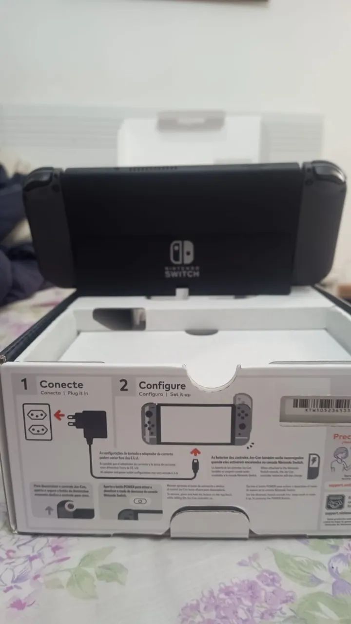 Nintendo Switch Oled, Na Caixa, Zerado, Acessorios, Parcelo, Aceito troca - Foto 2
