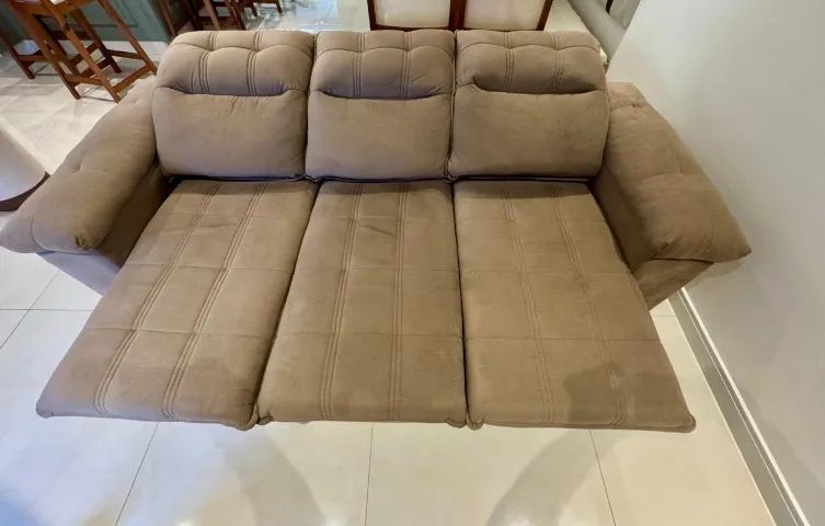 Sofa retrátil e reclinável 2,30m - 3 lugares - Foto 5