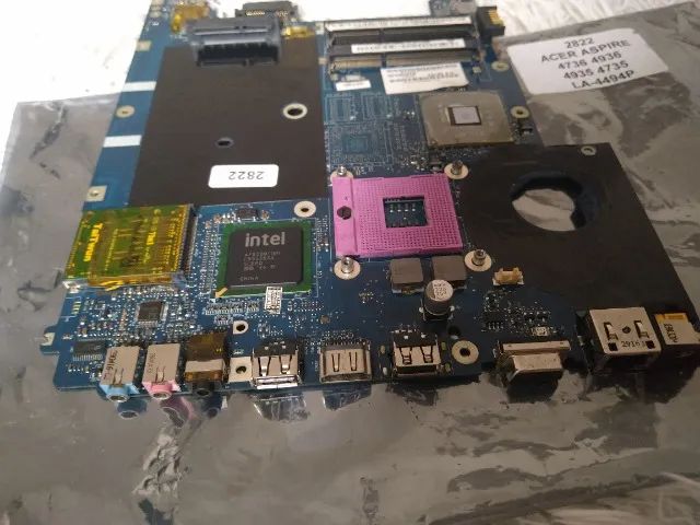 Placa Mãe Notebook Acer Aspire 4736 4936 4935 4735 LA -4494P - Foto 3