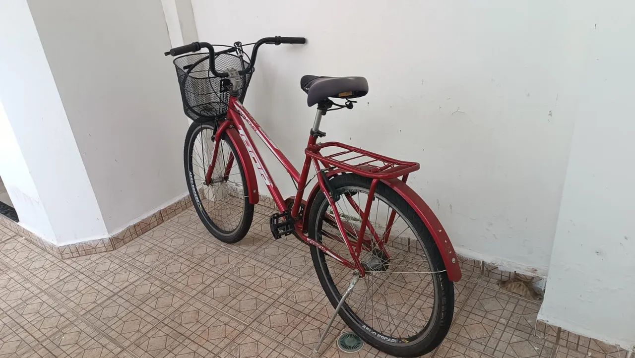 Bicicleta aro 26 com Cesta e cadeado de brinde - Foto 5