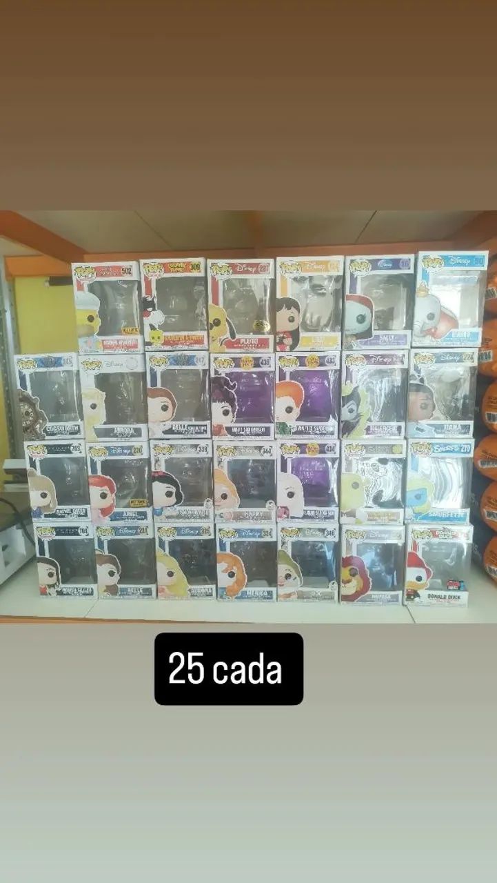 Caixas funko pop vazia