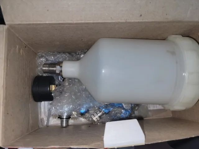 Pistola de pintura HVLP arprex tipo gravidade de 1,5mm - Foto 3