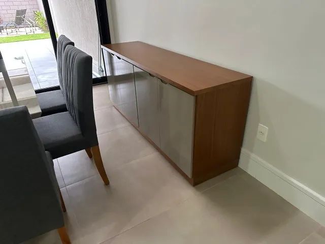 Mesa de Jantar Quadrada 8 Lugares + Buffet - Foto 2