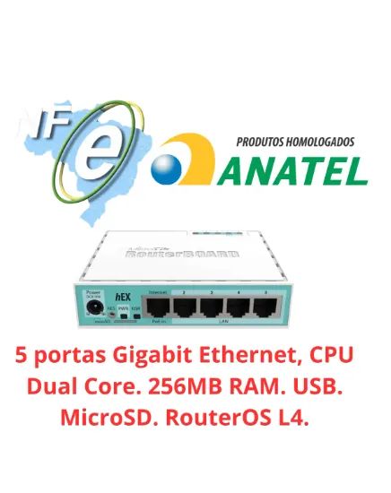 Roteador MikroTik - Alta Performance para Internet e Redes - Foto 3