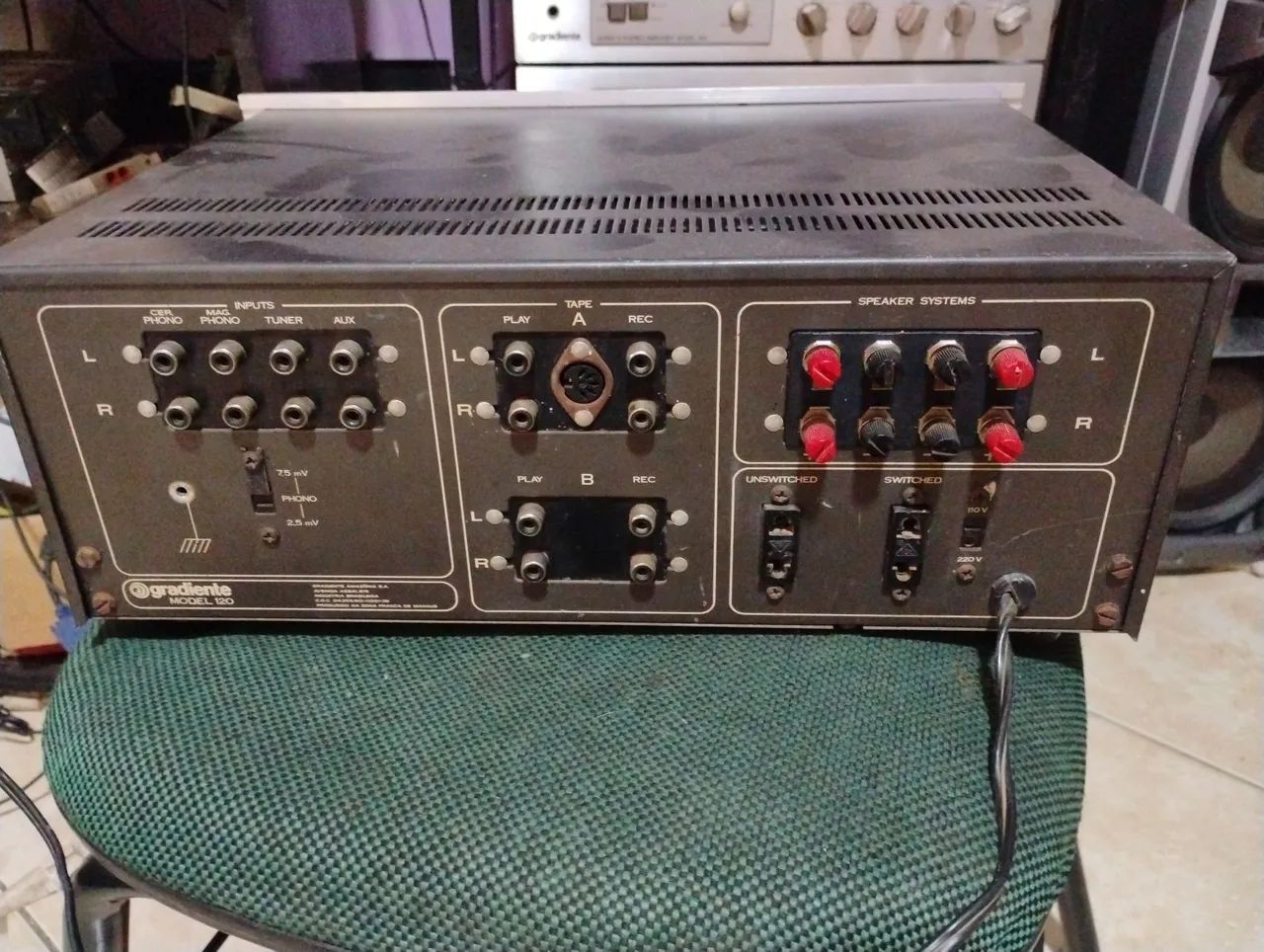 RARIDADE AMPLIFICADOR GRADIENTE MODEL 120 - Foto 2