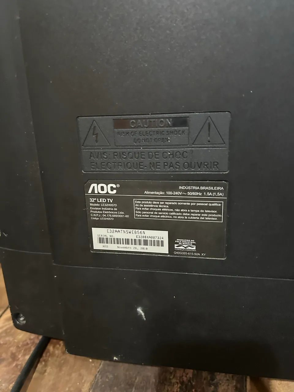 TV AOC 32 LED - DEFEITO  - Foto 3
