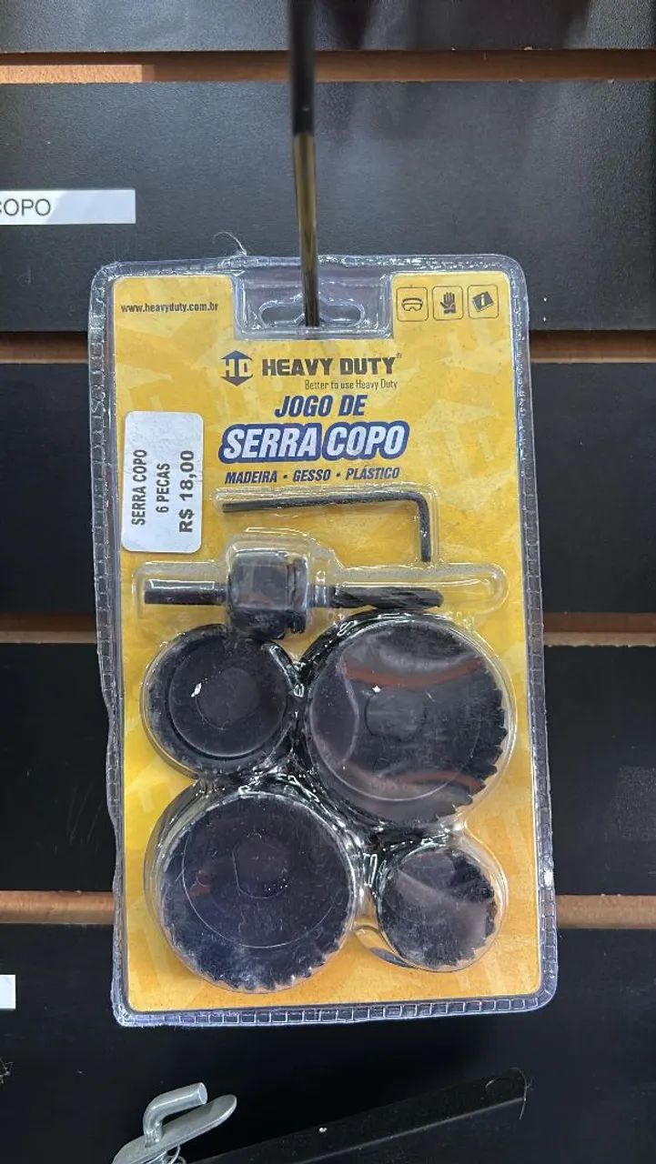 Jogo de serra copo 