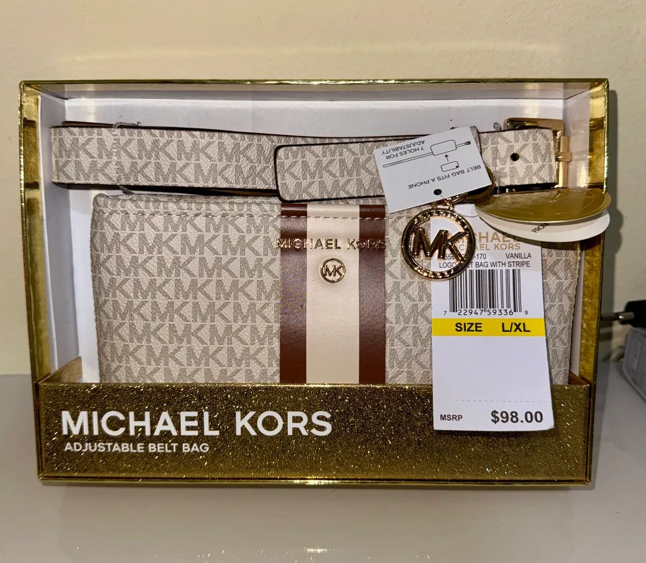 Bolsa Pochete Michael Kors original com alça ajustável (nova) - Foto 4