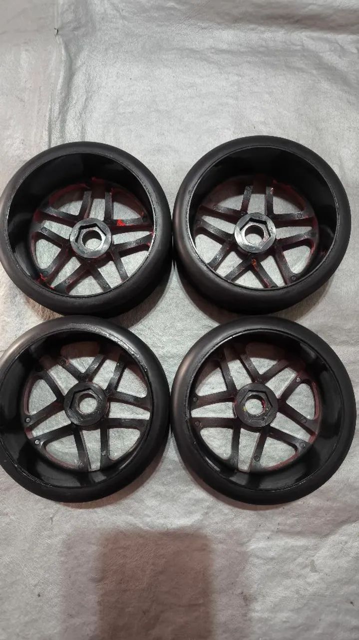 Rodas Para Automodelo Rc 1/8 e 1/10 - Foto 4