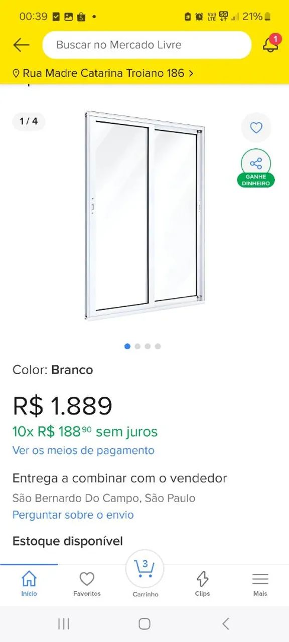 Porta de Aluminio 2 folhas - Foto 2