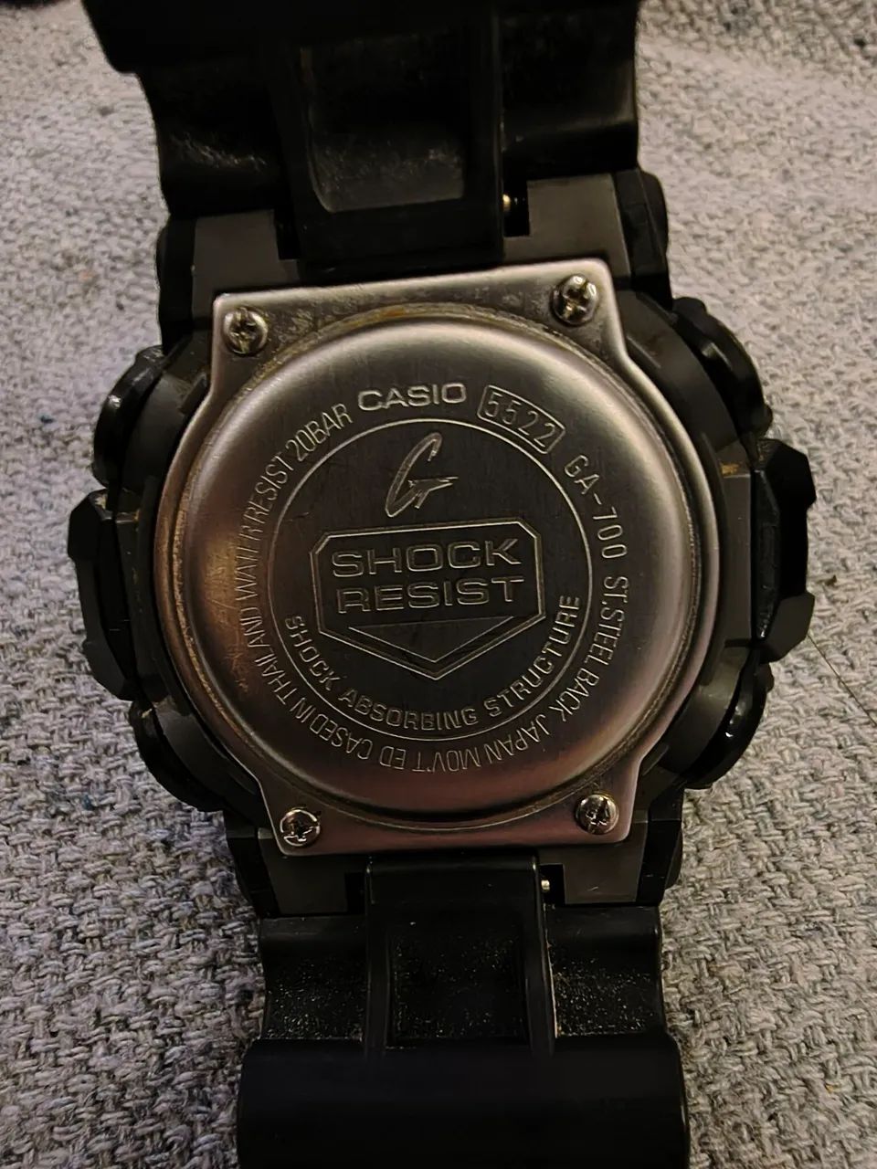 Relógio G-SHOCK GA-700 preto - Foto 3