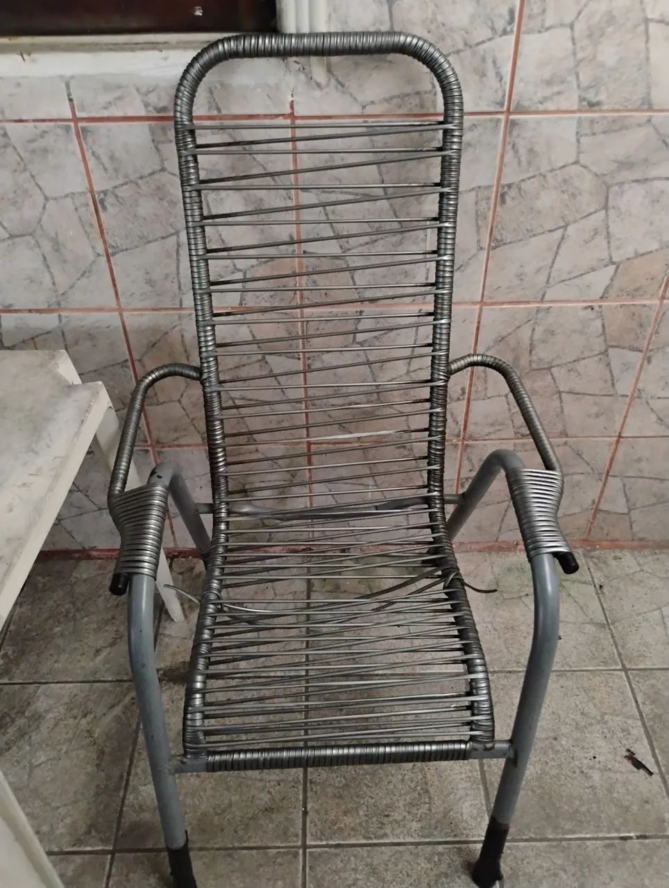 Cadeira de varanda Cinza - Foto 3